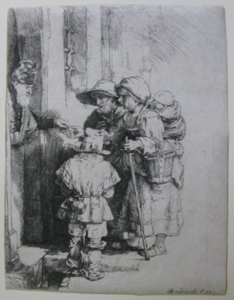 Beggars at the Door of a House